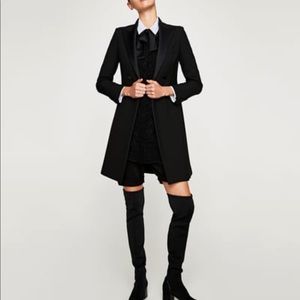 Zara Long Black Blazer